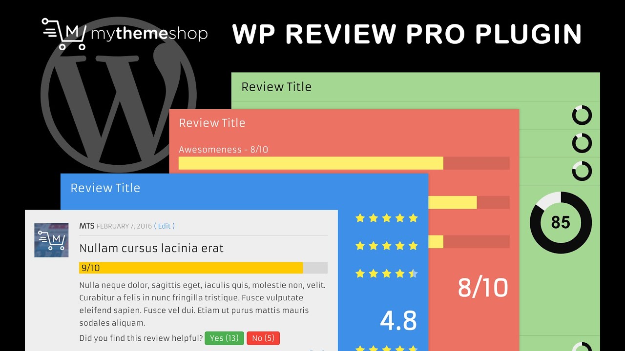 WP Review Pro Plugin by MyThemeShop