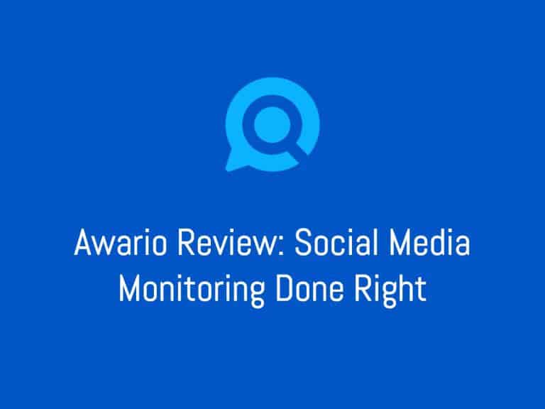 Awario review social media monitoring done right.