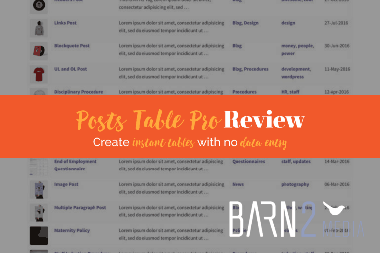 Post table pro review.