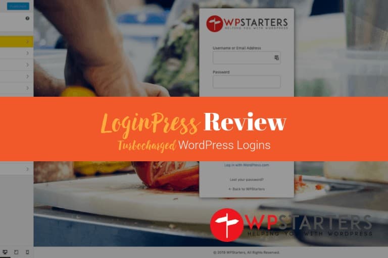 Loginpress review - techstartup wordpress logos.