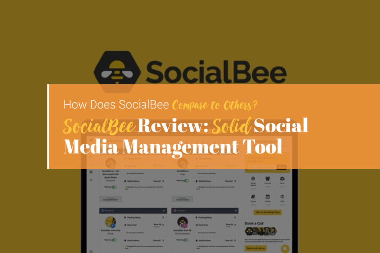 Socialbee review social media management tool.